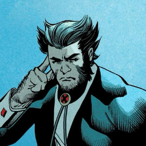 a picture of wolverine, from the x-men.