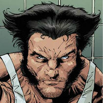 a picture of wolverine, from the x-men.